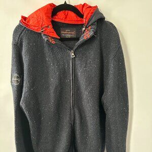 Weatherproof Vintage Co. Blue & Orange Large Jacket